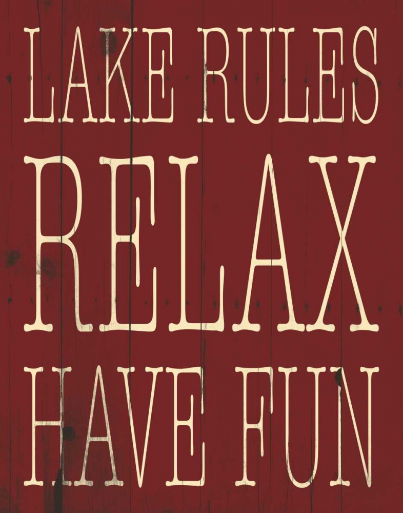 Lake Rules art print by Jace Grey for $57.95 CAD