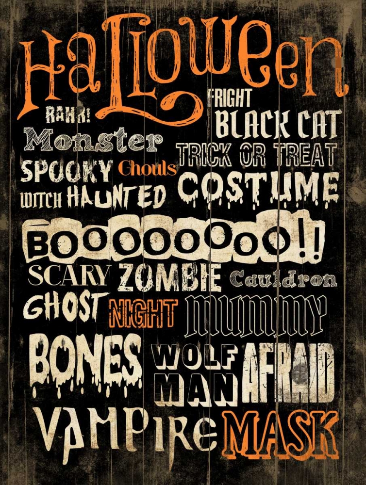 Halloween Boo art print by Jace Grey for $57.95 CAD