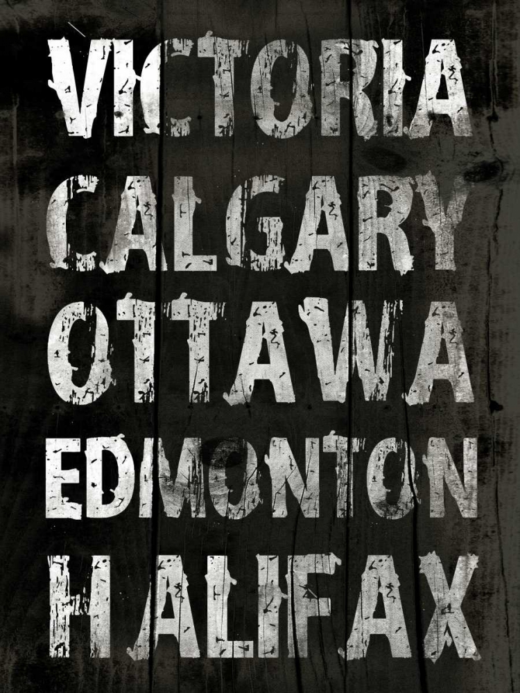 Canada Grunge Type Mate art print by Jace Grey for $57.95 CAD