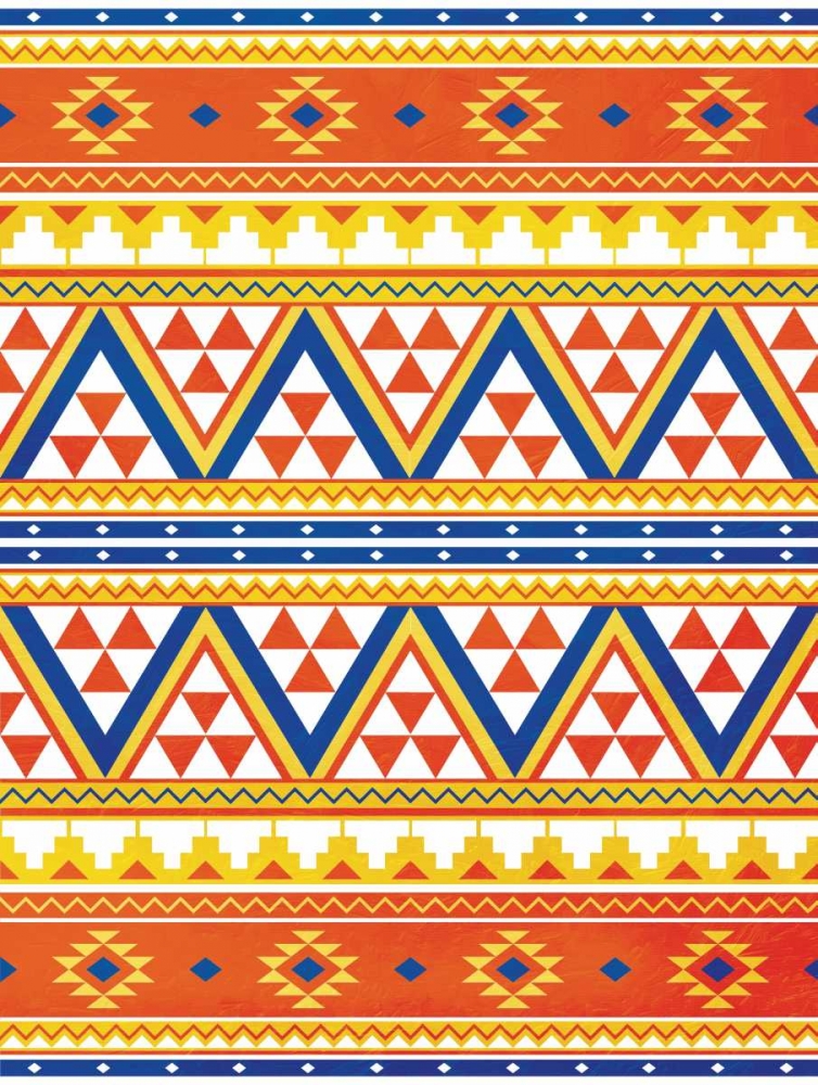 Aztec Pattern Colors art print by Jace Grey for $57.95 CAD