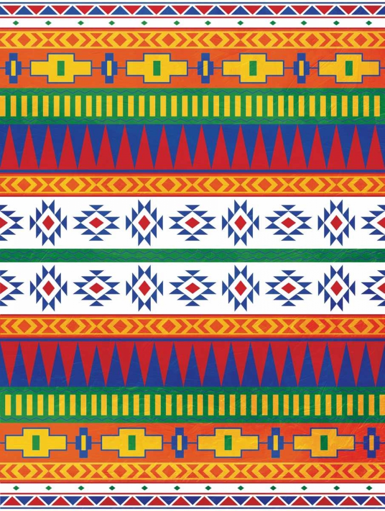 Aztec Patterned Mate Colors art print by Jace Grey for $57.95 CAD