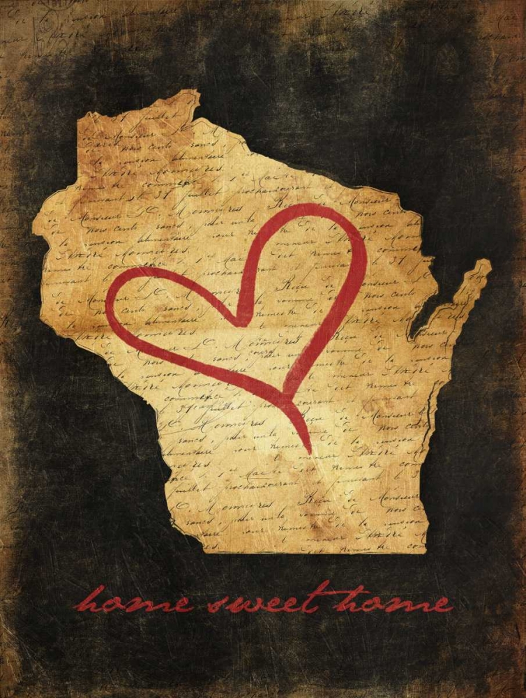 Home Sweet Home WI art print by Jace Grey for $57.95 CAD