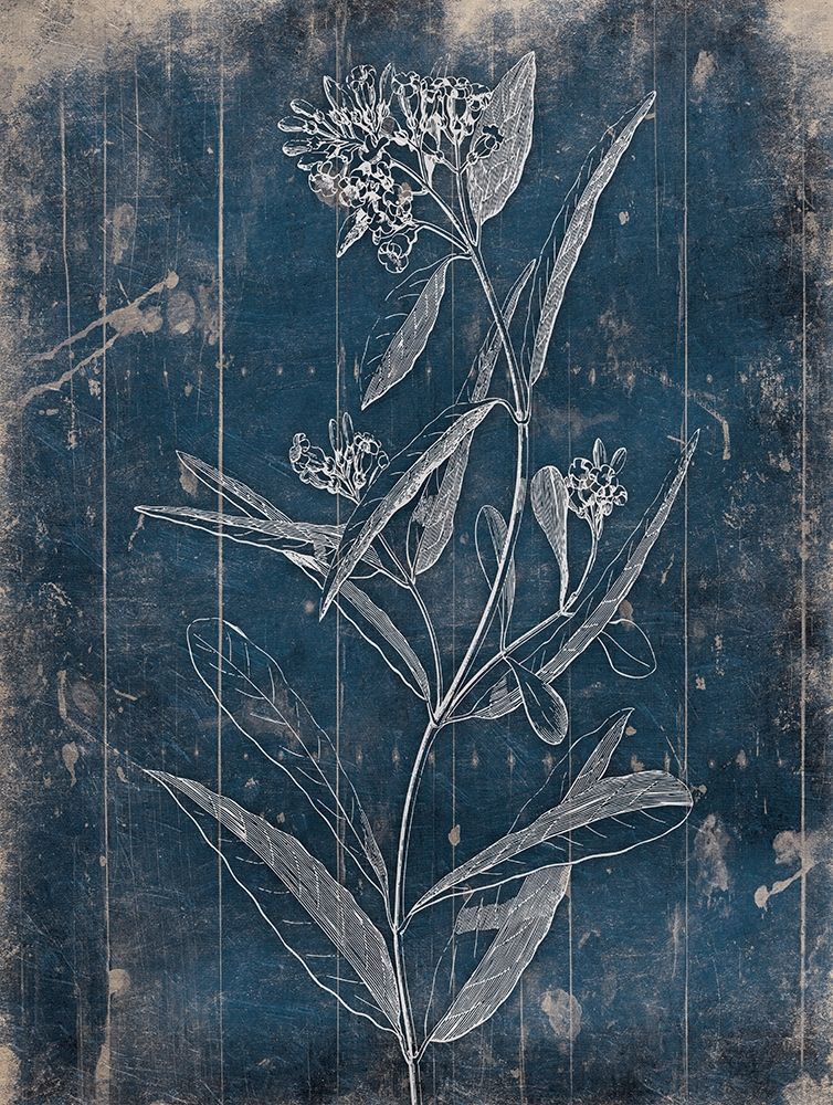 Wood Floral Blues art print by Jace Grey for $57.95 CAD