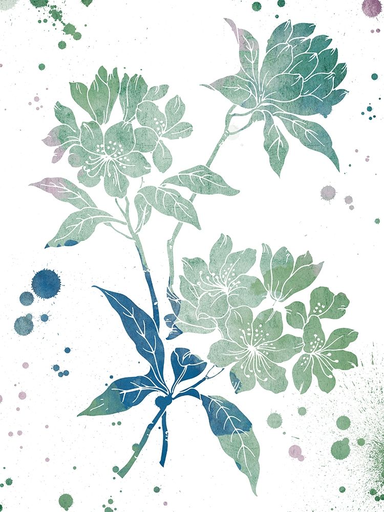 Floral Neutral Splatter art print by Jace Grey for $57.95 CAD
