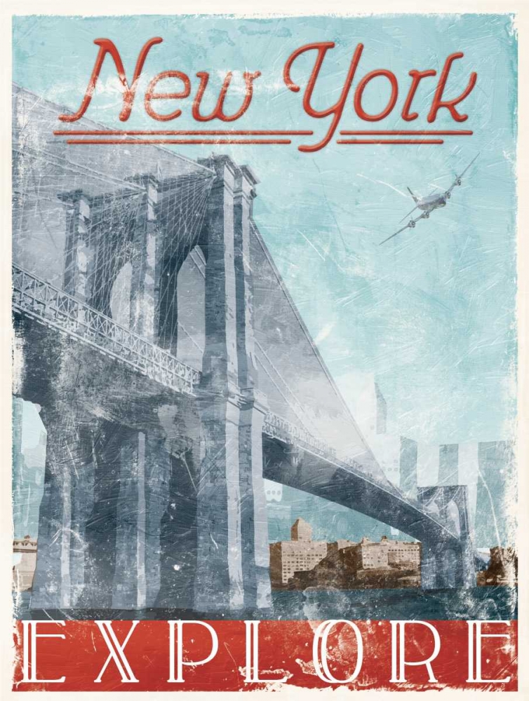 Explore New York art print by Jace Grey for $57.95 CAD