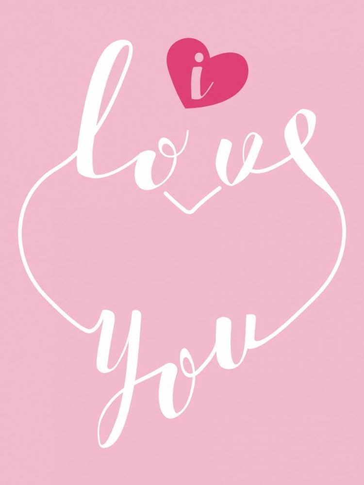 I Love You art print by Jace Grey for $57.95 CAD