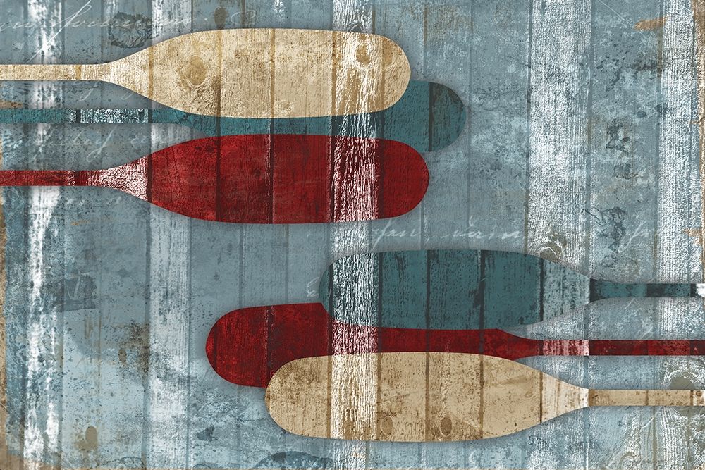 Wooden Oars art print by Jace Grey for $57.95 CAD