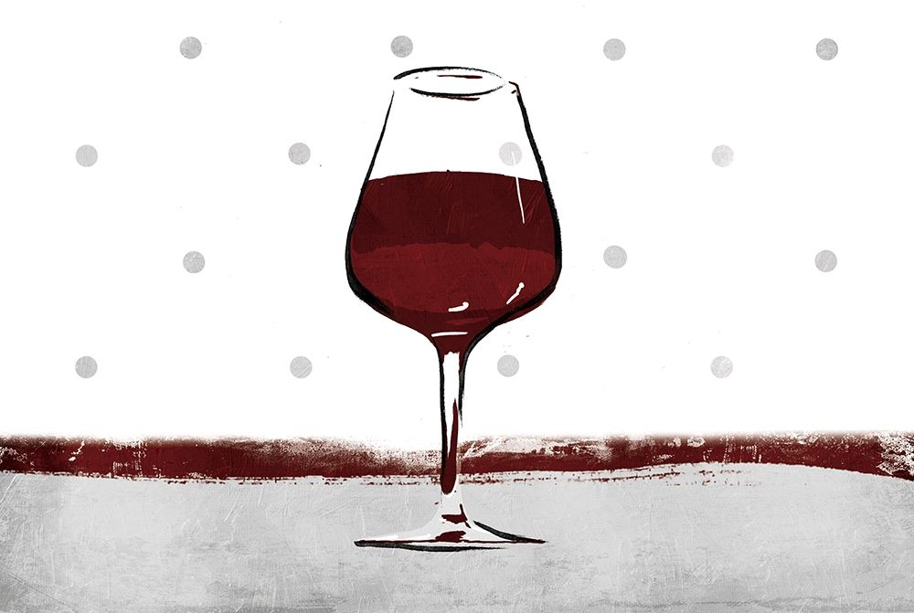 Pokadot Wine art print by Jace Grey for $57.95 CAD