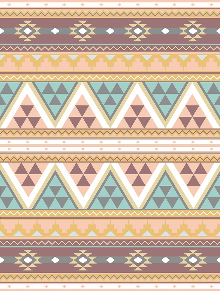 Fun Aztec Pattern art print by Jace Grey for $57.95 CAD
