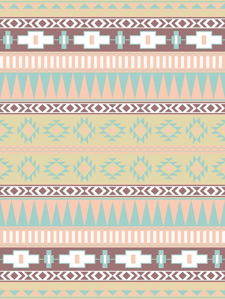 Fun Aztec Pattern Mate art print by Jace Grey for $57.95 CAD
