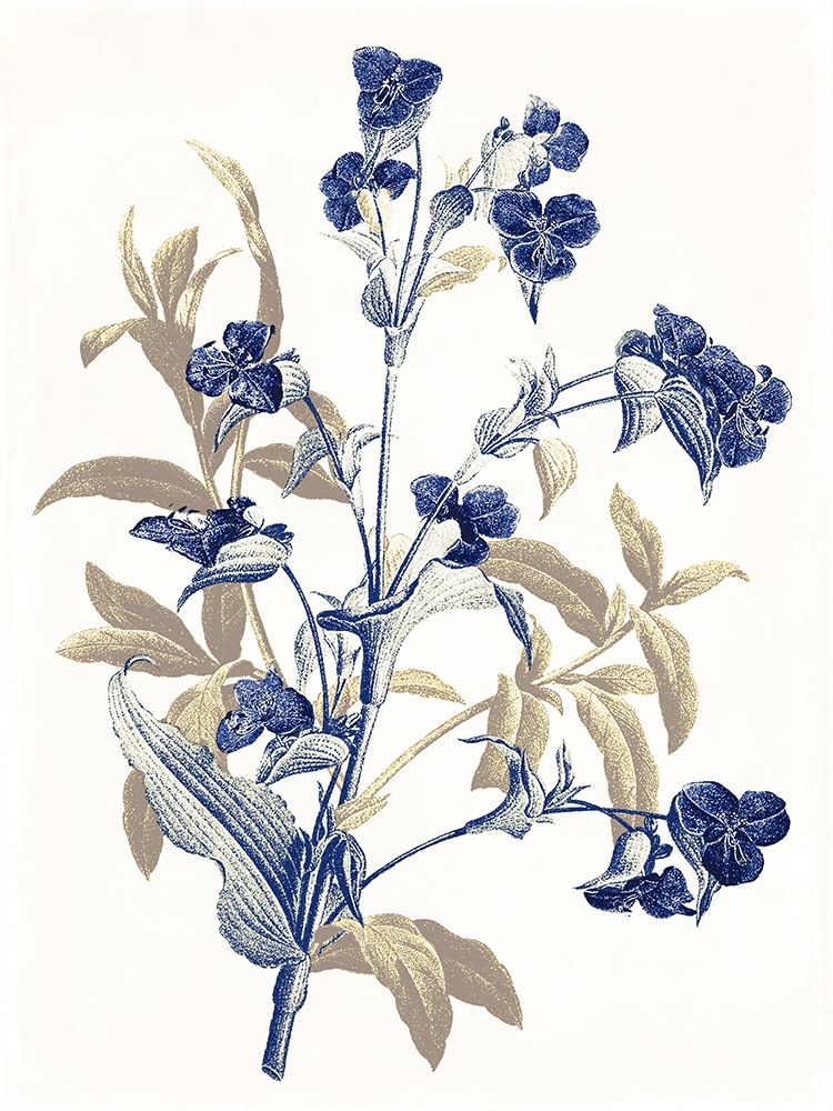 Indigo Flowers art print by Jace Grey for $57.95 CAD