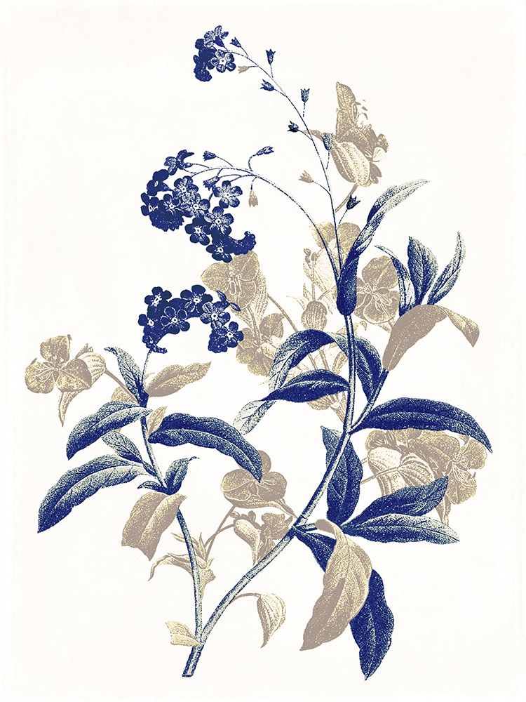 Indigo Flowers Two art print by Jace Grey for $57.95 CAD