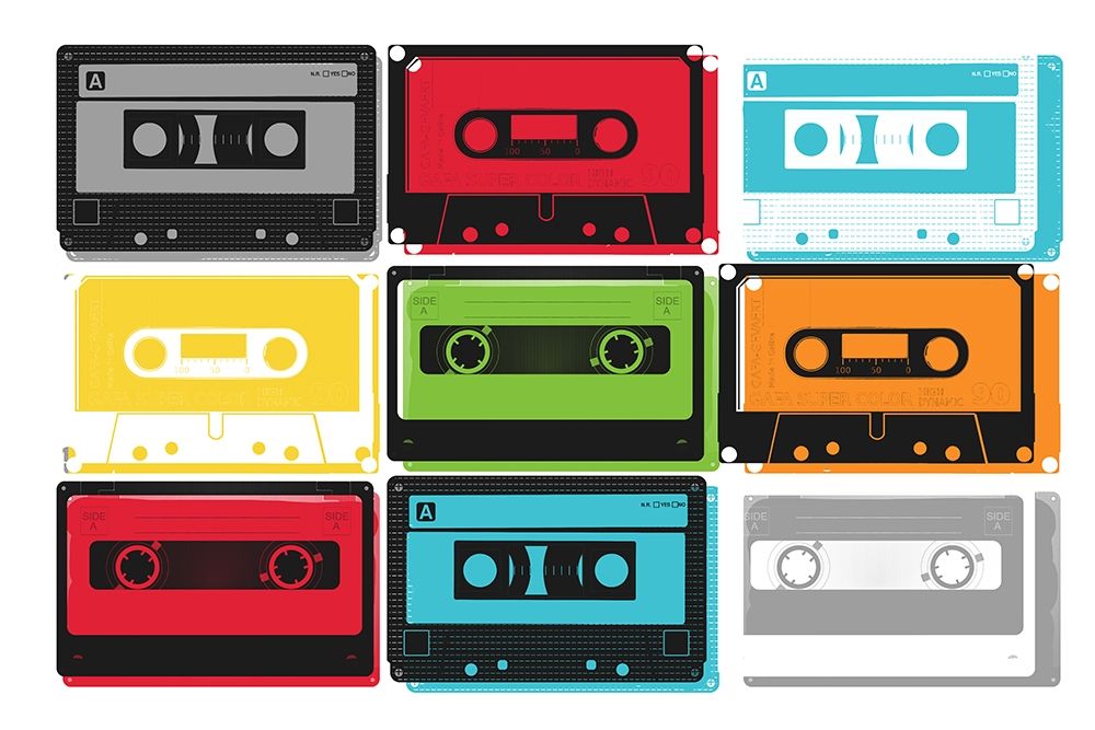 Collection Of Tapes art print by Jace Grey for $57.95 CAD