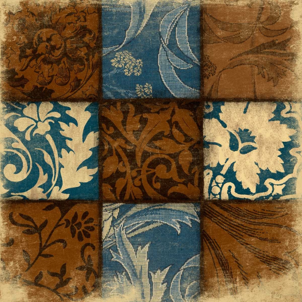 9 Patch BLUEBROWN art print by Jace Grey for $57.95 CAD