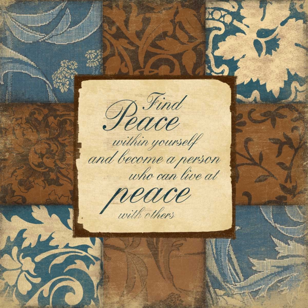 BluebrownPatch inspirational 2 art print by Jace Grey for $57.95 CAD