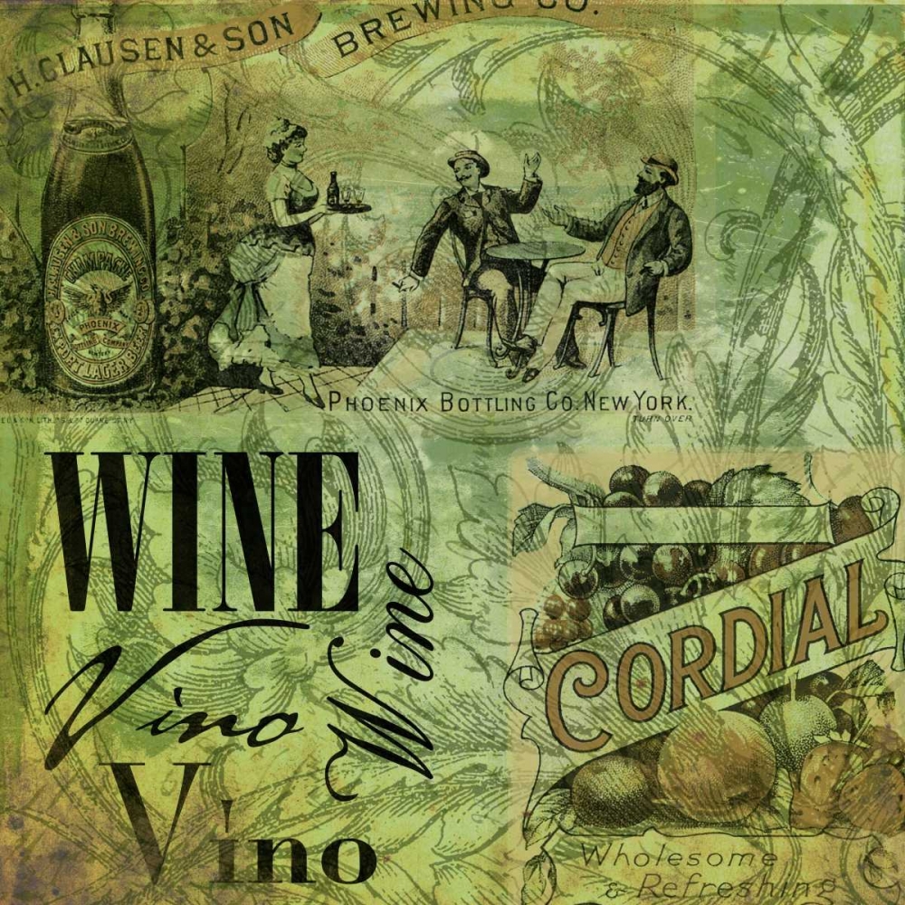 WINE 2 art print by Jace Grey for $57.95 CAD