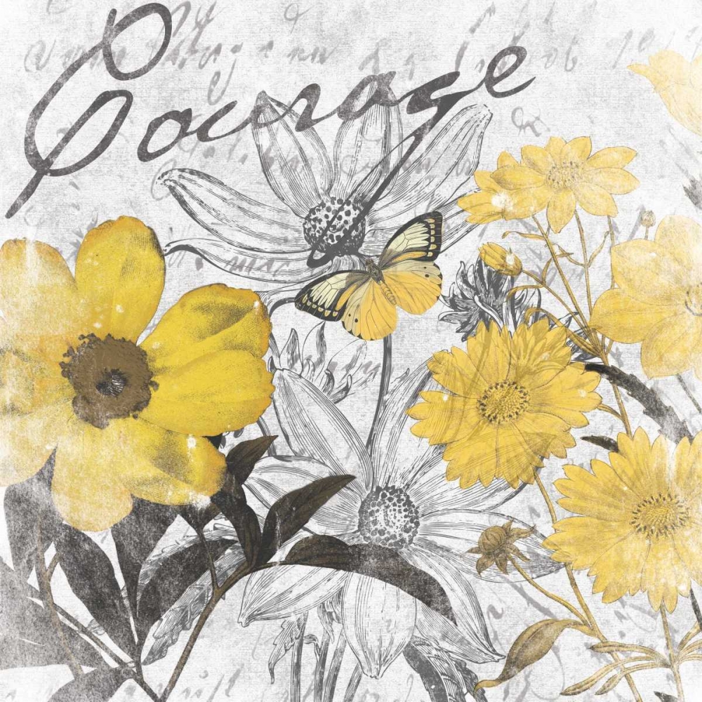 Courage floral art print by Jace Grey for $57.95 CAD