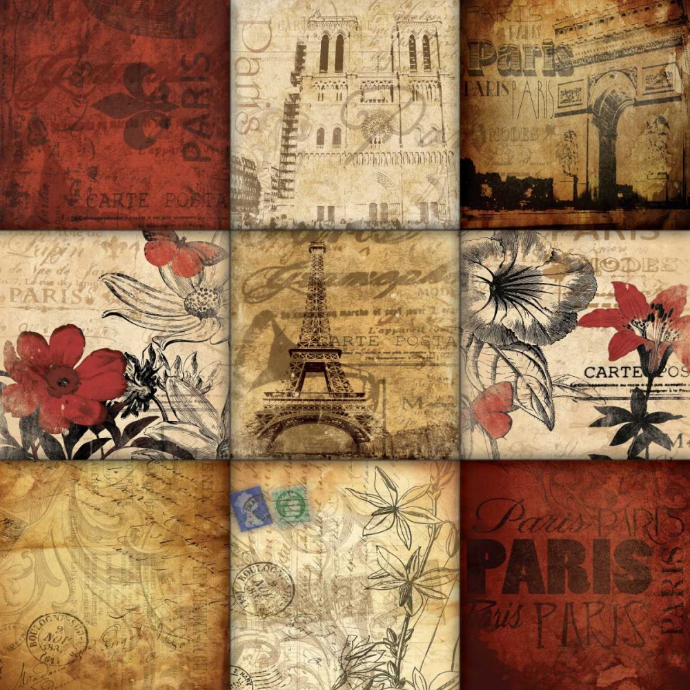 Paris 9 patch art print by Jace Grey for $57.95 CAD