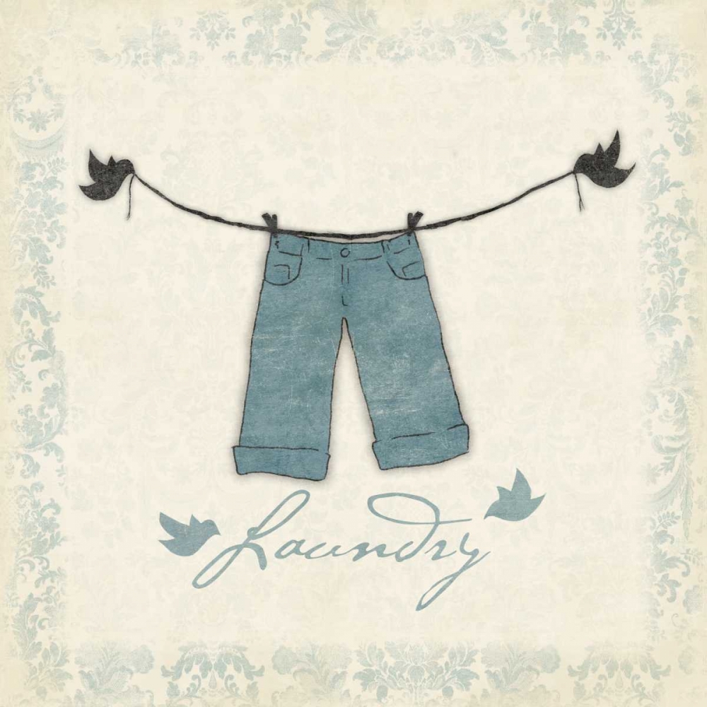Laundry pants art print by Jace Grey for $57.95 CAD