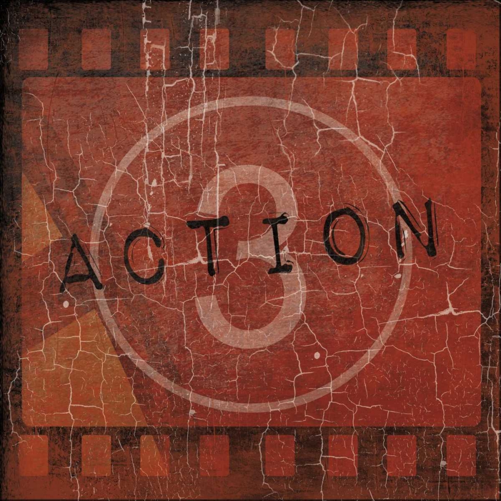 Cinema red art print by Jace Grey for $57.95 CAD