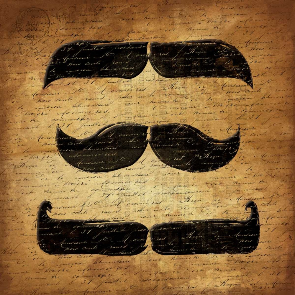 Stache Gold art print by Jace Grey for $57.95 CAD