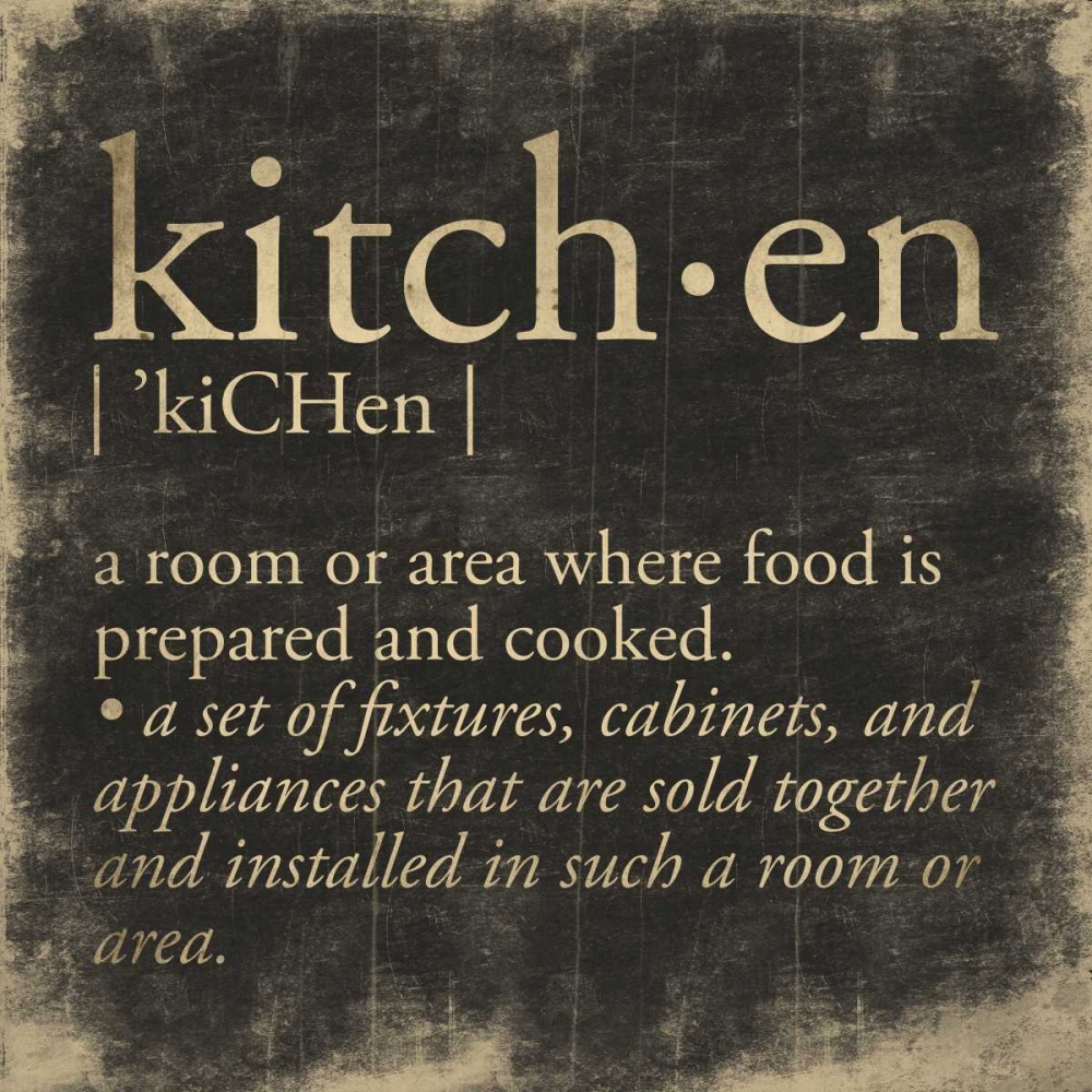 Kitchen Definition art print by Jace Grey for $57.95 CAD