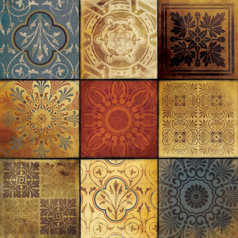 9 Patch Pattern art print by Jace Grey for $57.95 CAD