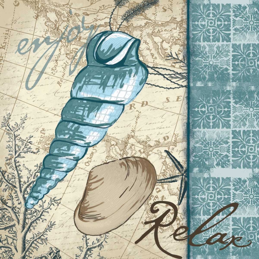 Relax Shell art print by Jace Grey for $57.95 CAD