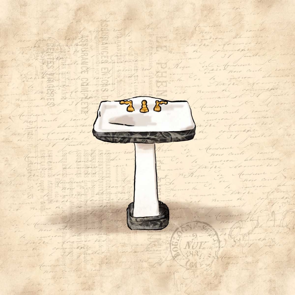 Cream sink art print by Jace Grey for $57.95 CAD