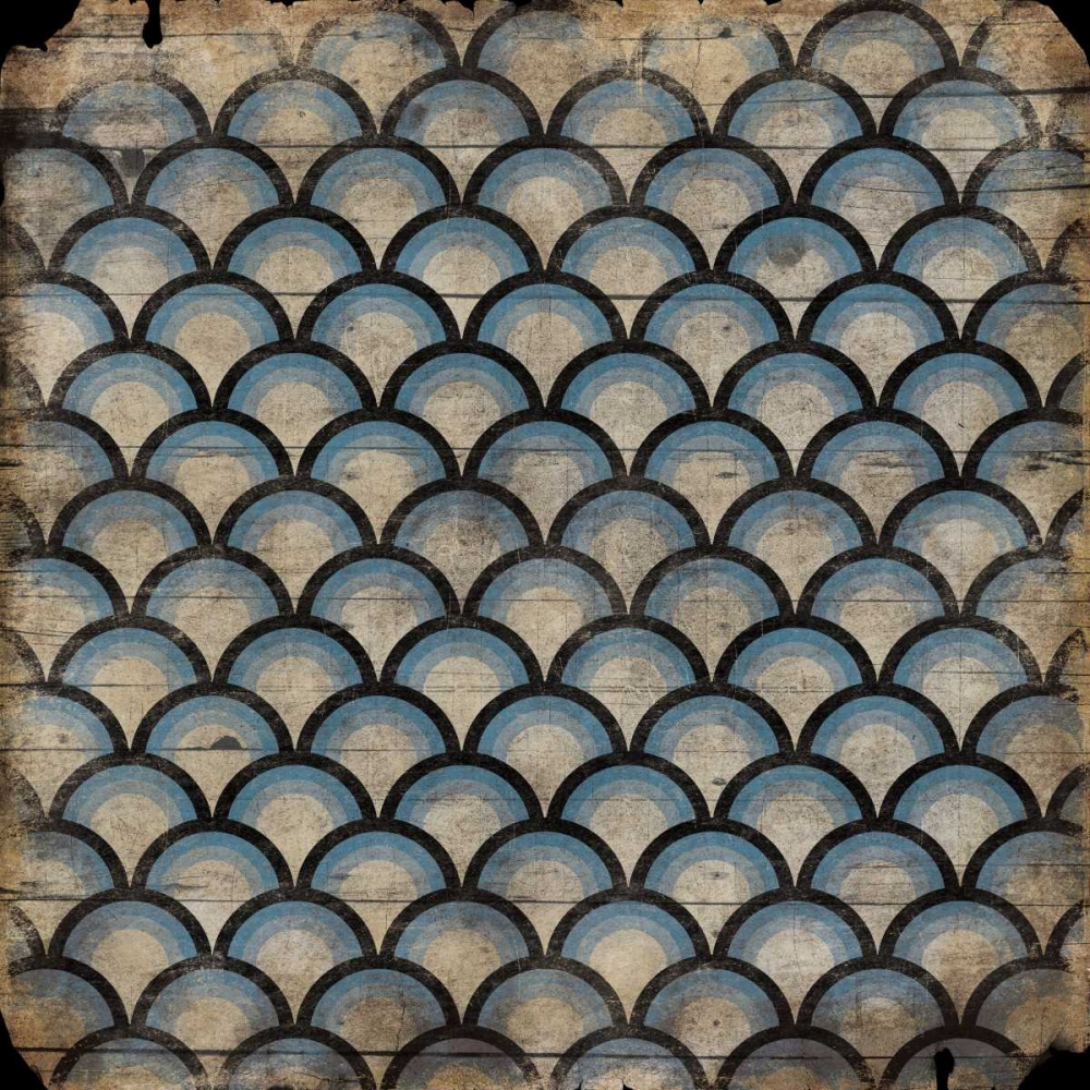 Blue pattern art print by Jace Grey for $57.95 CAD