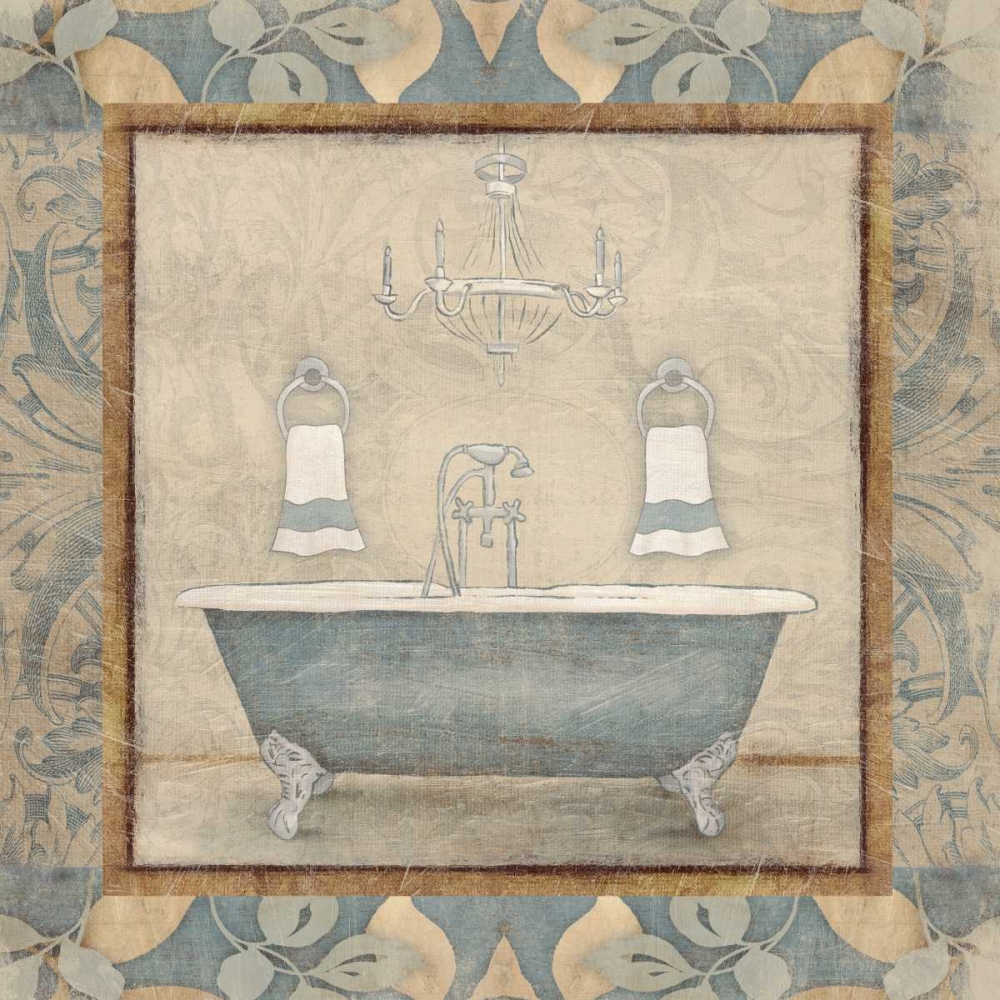 bath floral pattern art print by Jace Grey for $57.95 CAD