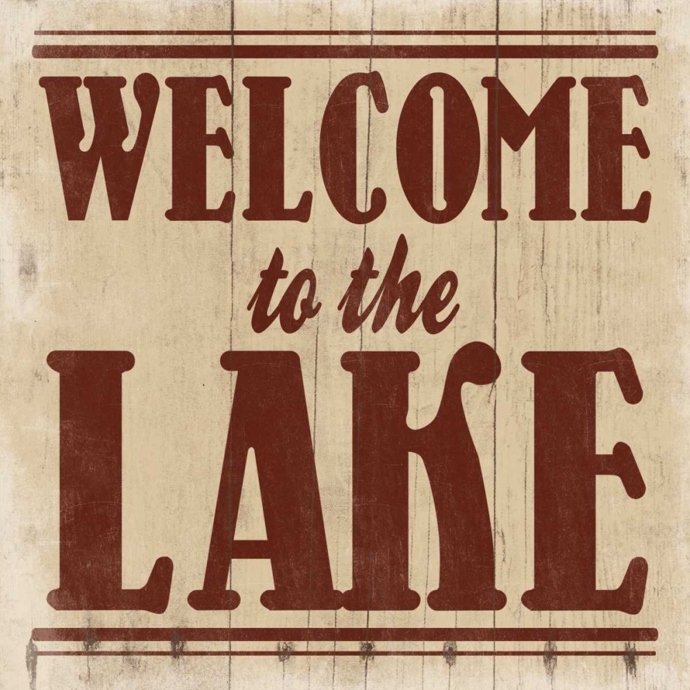 Welcome to The Lake art print by Jace Grey for $57.95 CAD
