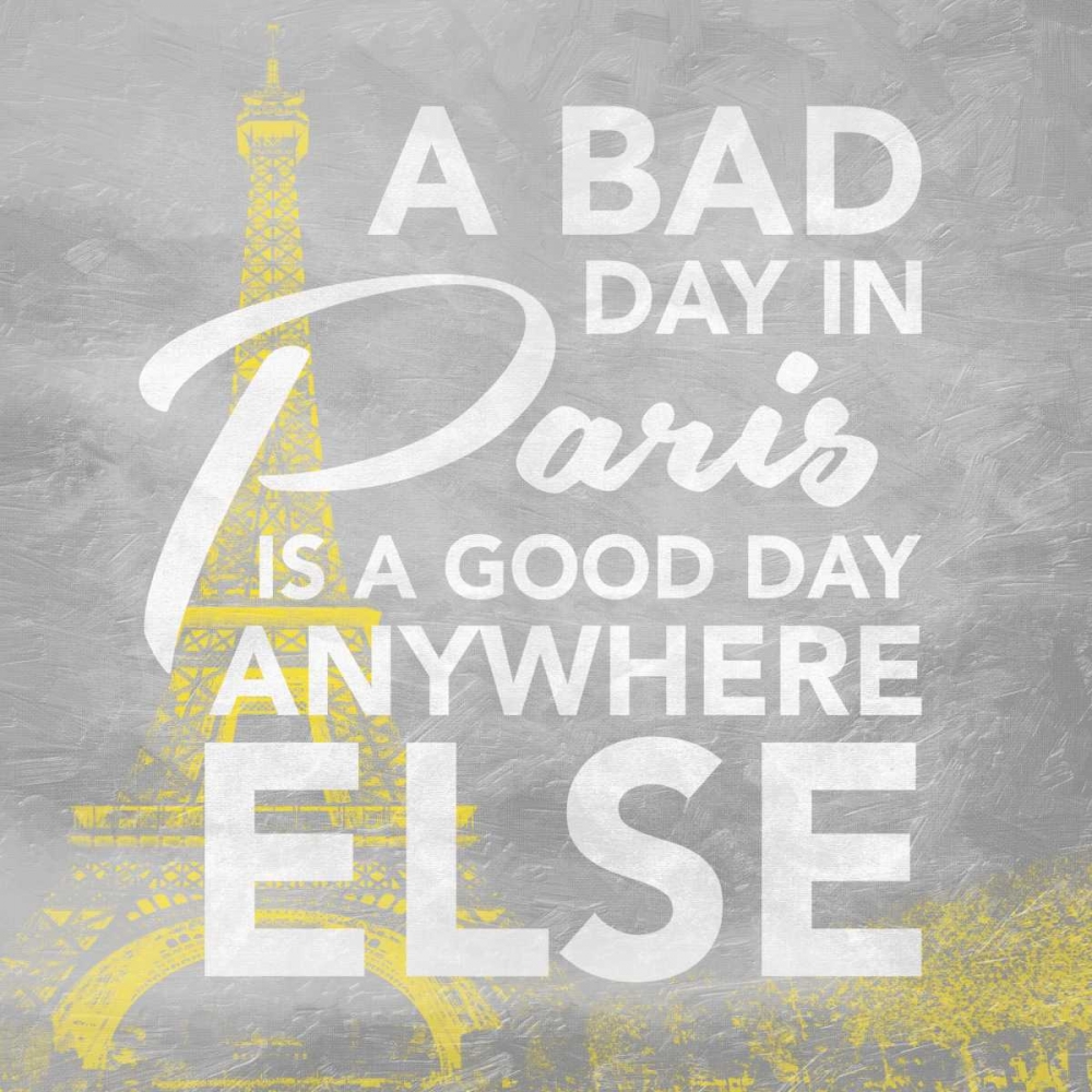 Paris mate Yellow art print by Jace Grey for $57.95 CAD