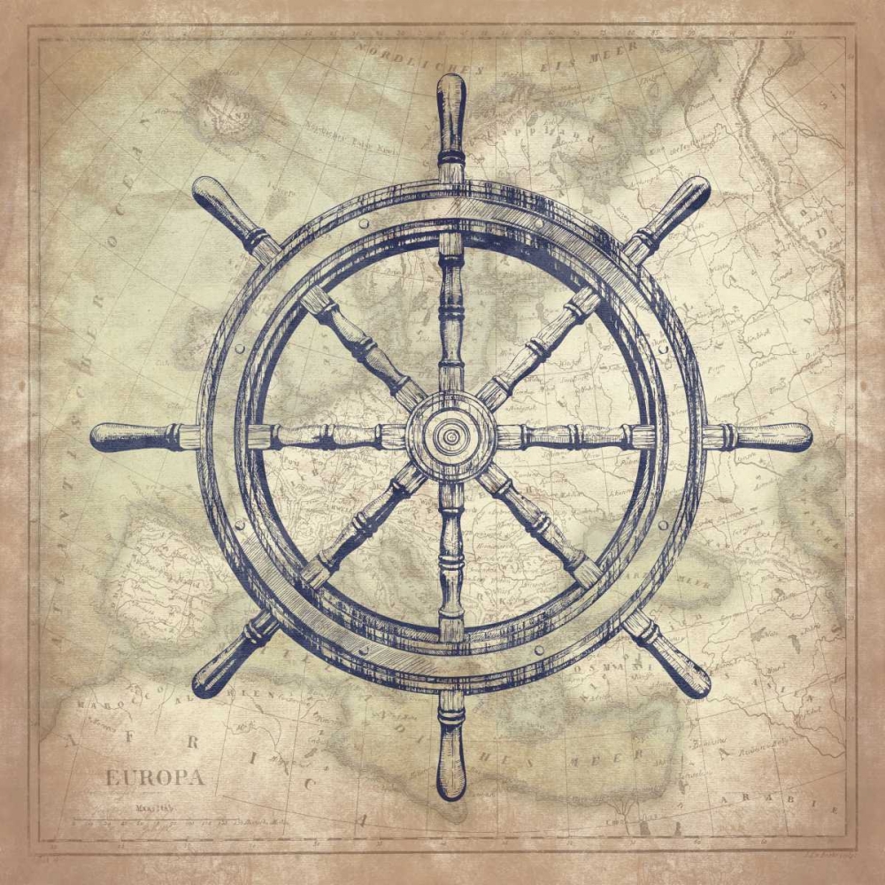 Coastal Map art print by Jace Grey for $57.95 CAD