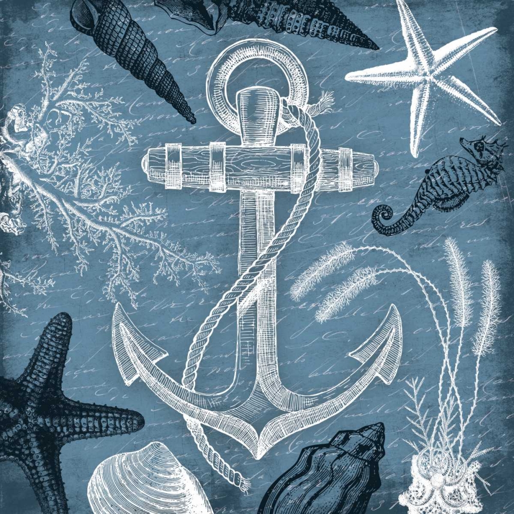 Anchor Nautical art print by Jace Grey for $57.95 CAD