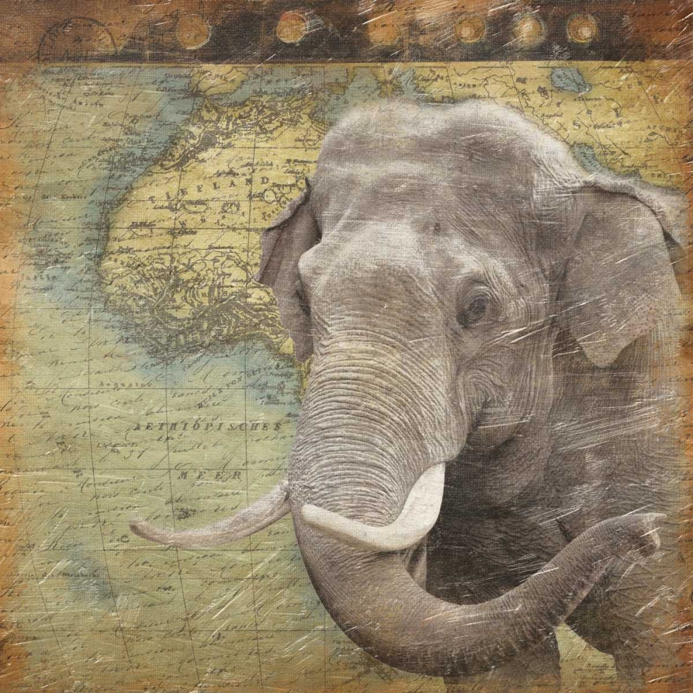 Elephant Travel art print by Jace Grey for $57.95 CAD