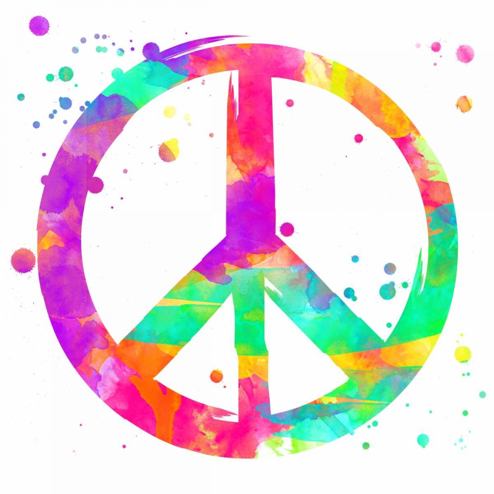 Rainbow Peace art print by Jace Grey for $57.95 CAD