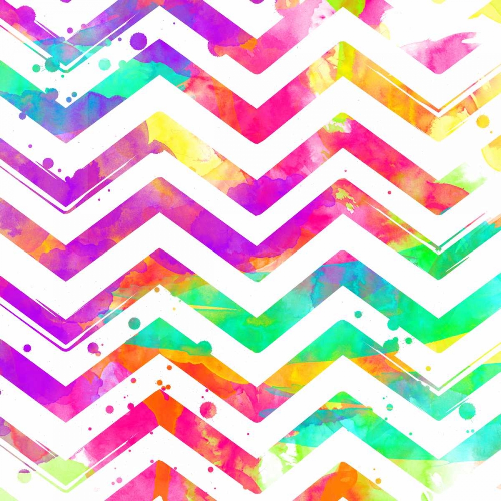 Rainbow Chevron art print by Jace Grey for $57.95 CAD