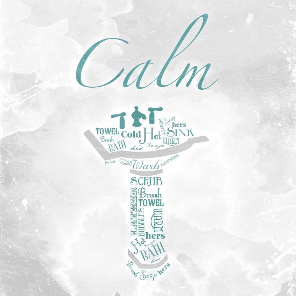 Calm Type Sink art print by Jace Grey for $57.95 CAD