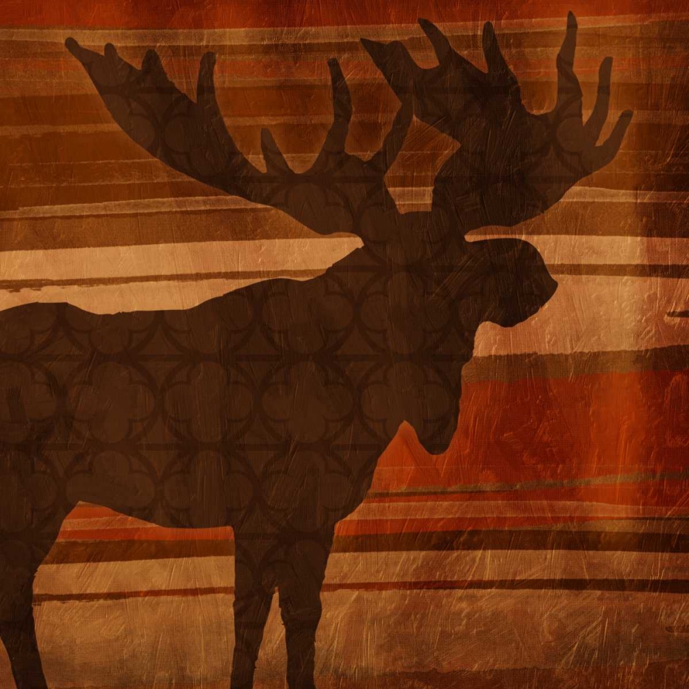 Moose Stripes Mate art print by Jace Grey for $57.95 CAD
