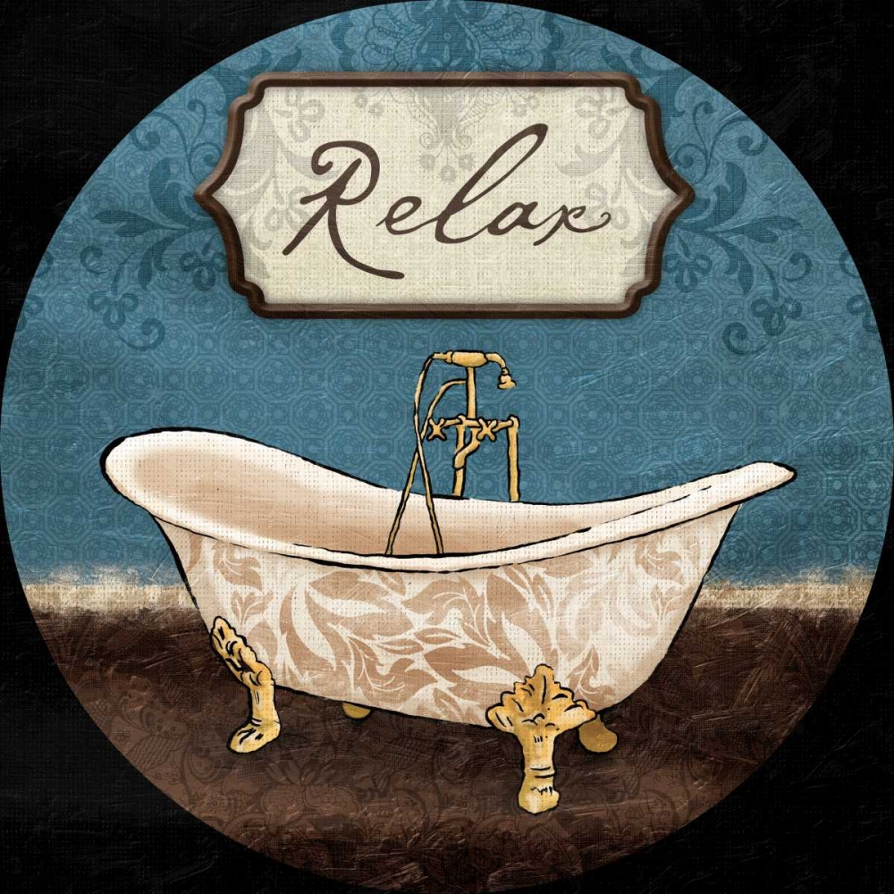 Bath Relax Round art print by Jace Grey for $57.95 CAD