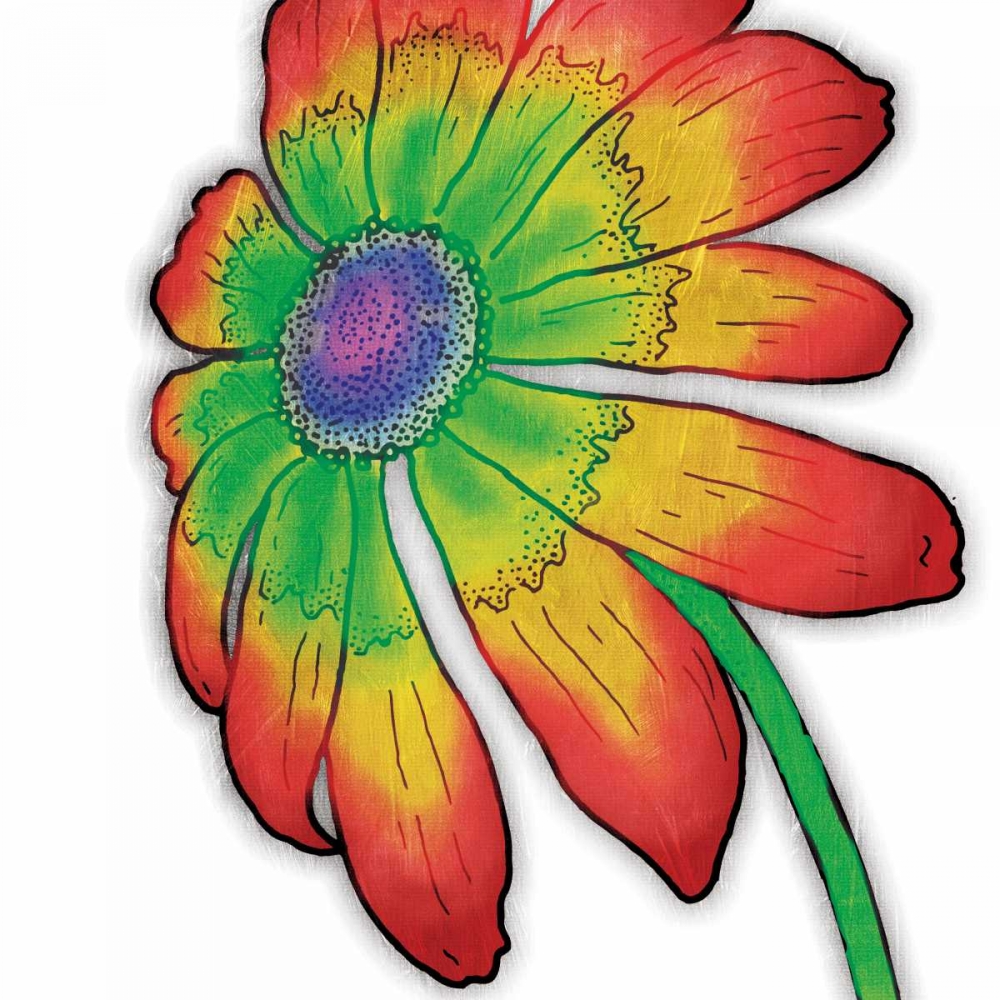 Bright Fun Time Flower art print by Jace Grey for $57.95 CAD