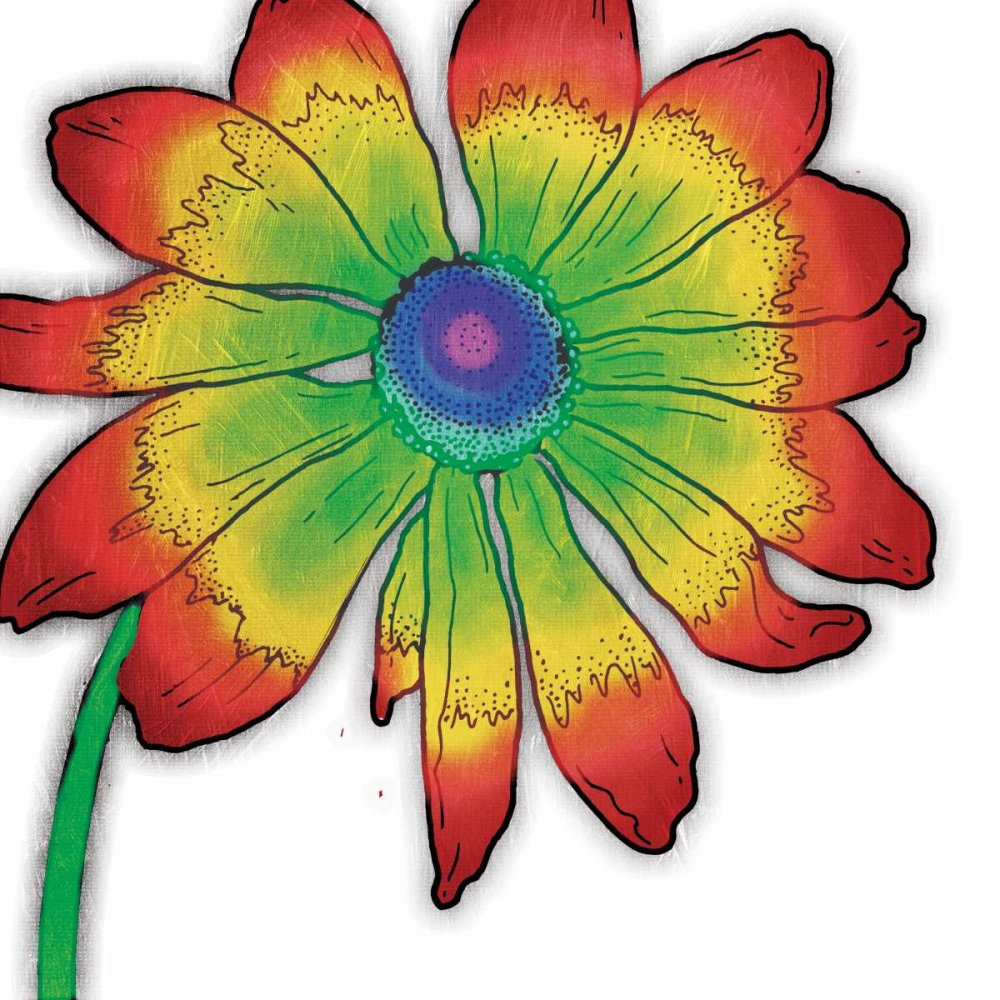 Bright Fun Time Flower Mate art print by Jace Grey for $57.95 CAD