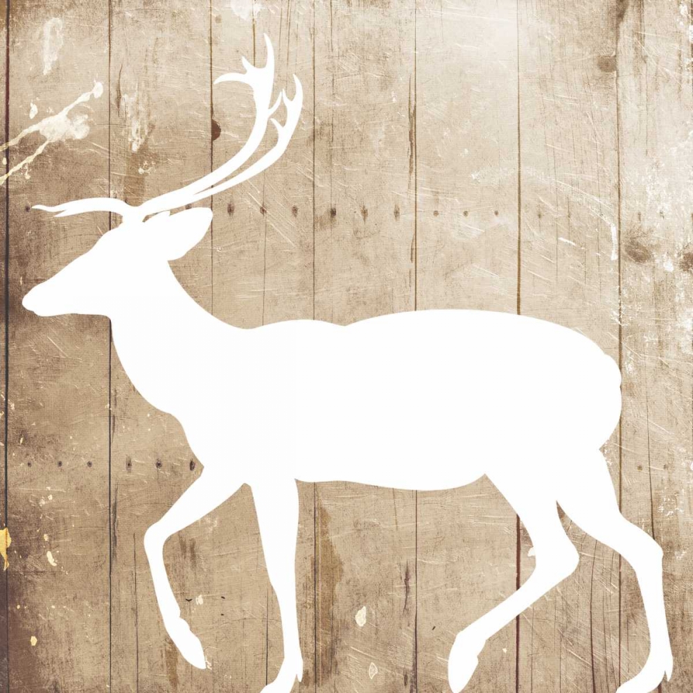 White On Wood Deer Mate art print by Jace Grey for $57.95 CAD