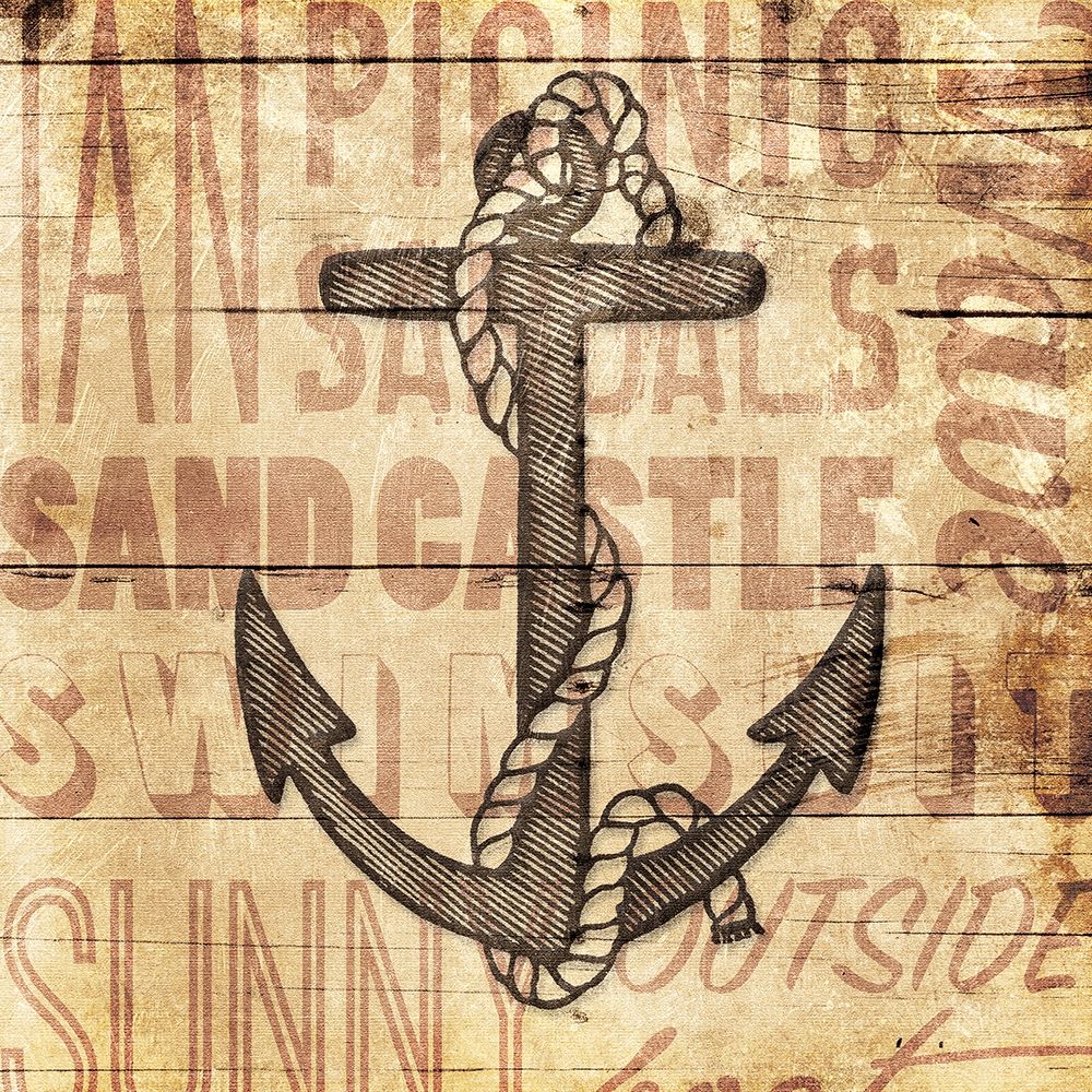 Wooden Anchor art print by Jace Grey for $57.95 CAD