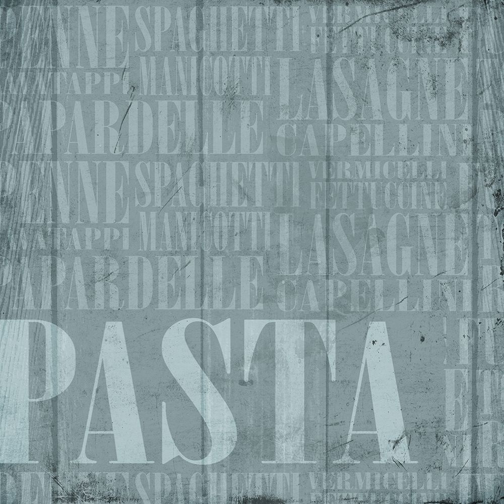 Blue Pasta art print by Jace Grey for $57.95 CAD