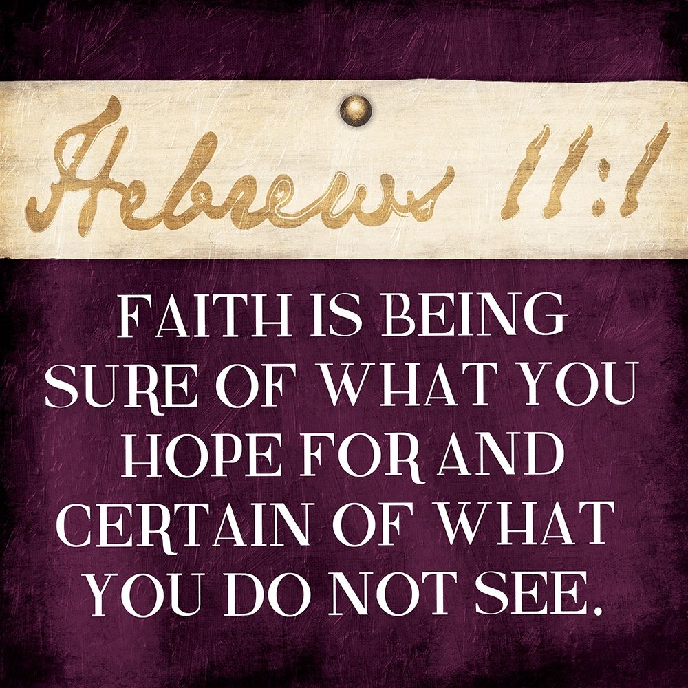 Faith Is Being Purple art print by Jace Grey for $57.95 CAD