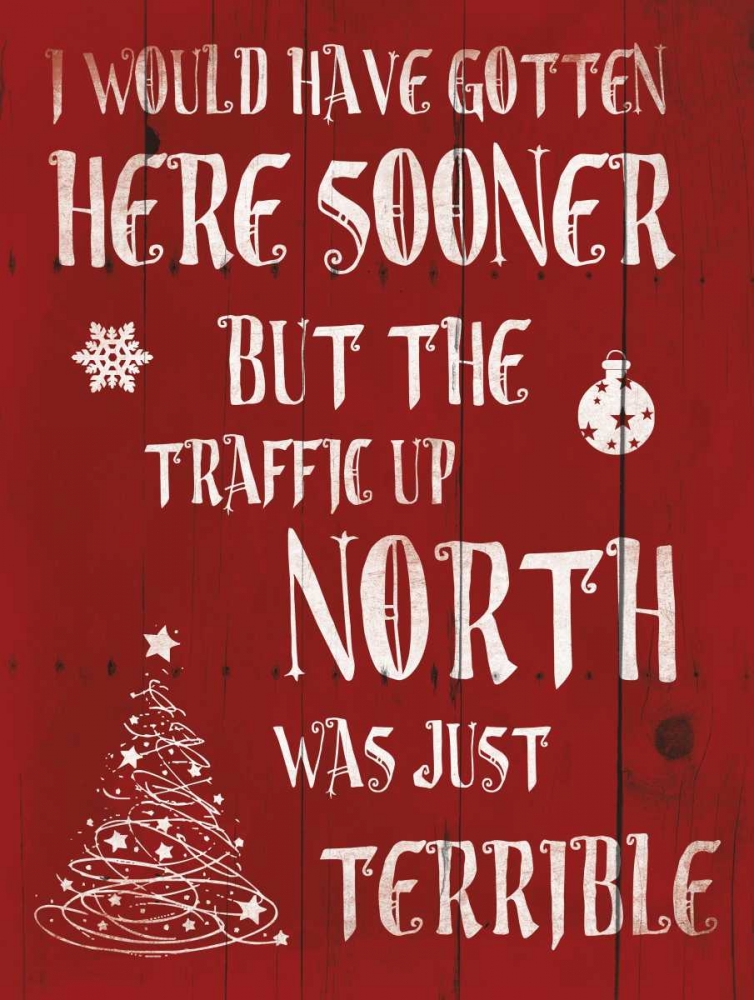 Holiday Traffic art print by Jace Grey for $57.95 CAD