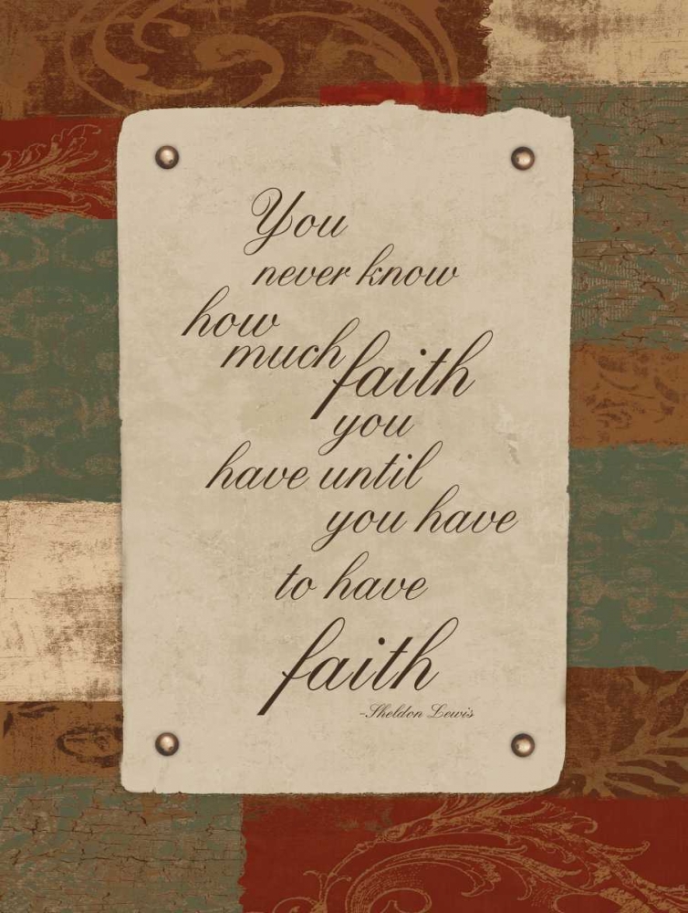 Have Faith art print by Jace Grey for $57.95 CAD