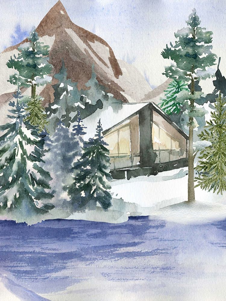 Hidden Cabin art print by Jesse Keith for $57.95 CAD